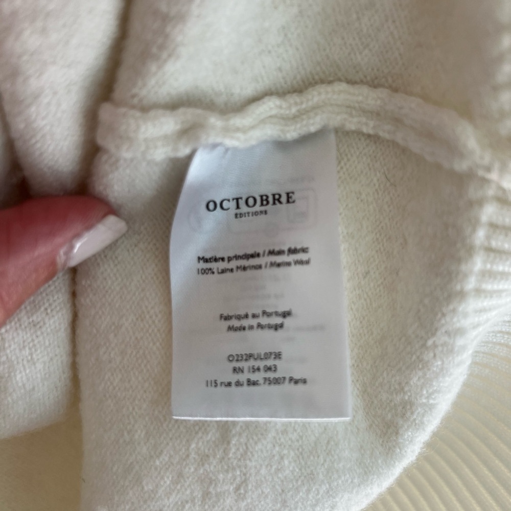 Octobre Editions men’s crewneck sweater, by Sezane - Picture 2 of 5